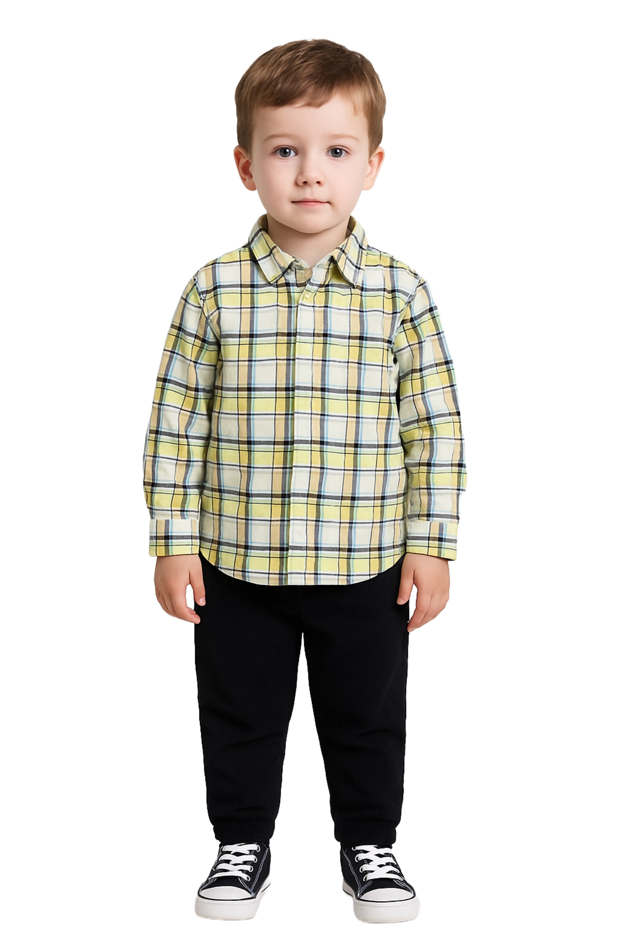 Panço Regular fit Button up shirt in White: front