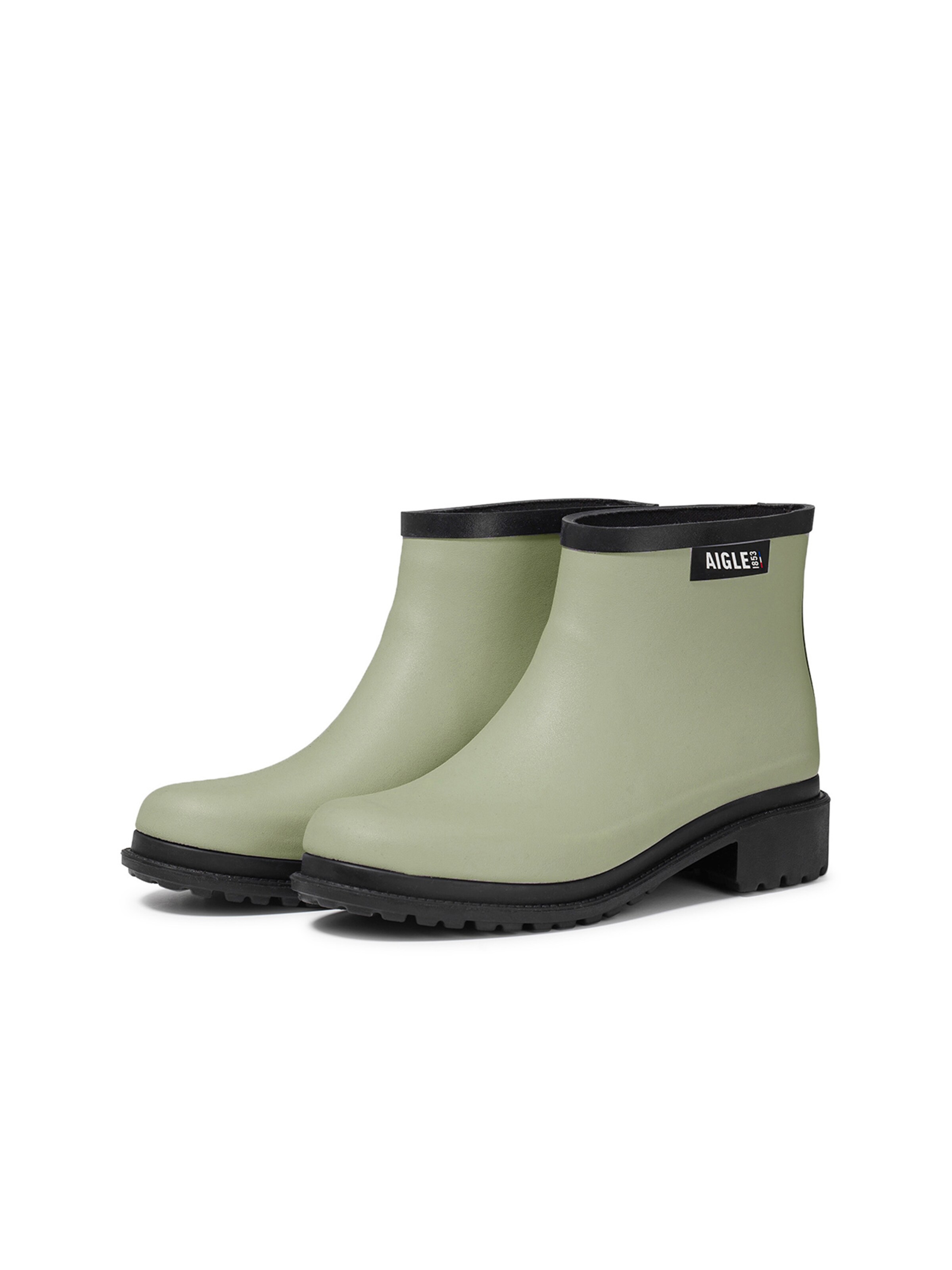 Cizme glezne 'Fulfeel' de la AIGLE pe verde