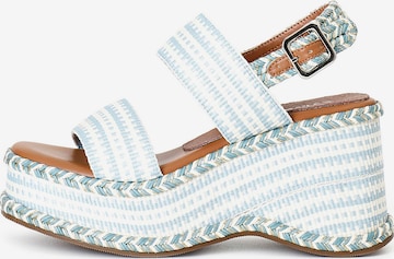 Sandalo di CAFè NOIR in blu: frontale