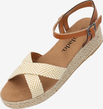 Palado Sandals 'Palado Thunon' in Beige: front