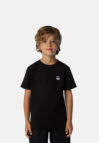 North Sails T-Shirt in Schwarz: Vorderseite