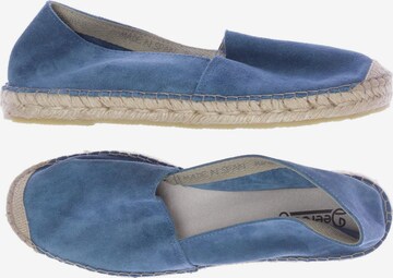 Deerberg Flats & Loafers in 42 in Blue: front