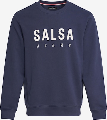 Salsa Jeans Sweatshirt in Blue: front