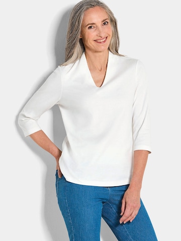 T-shirt Goldner en blanc : devant