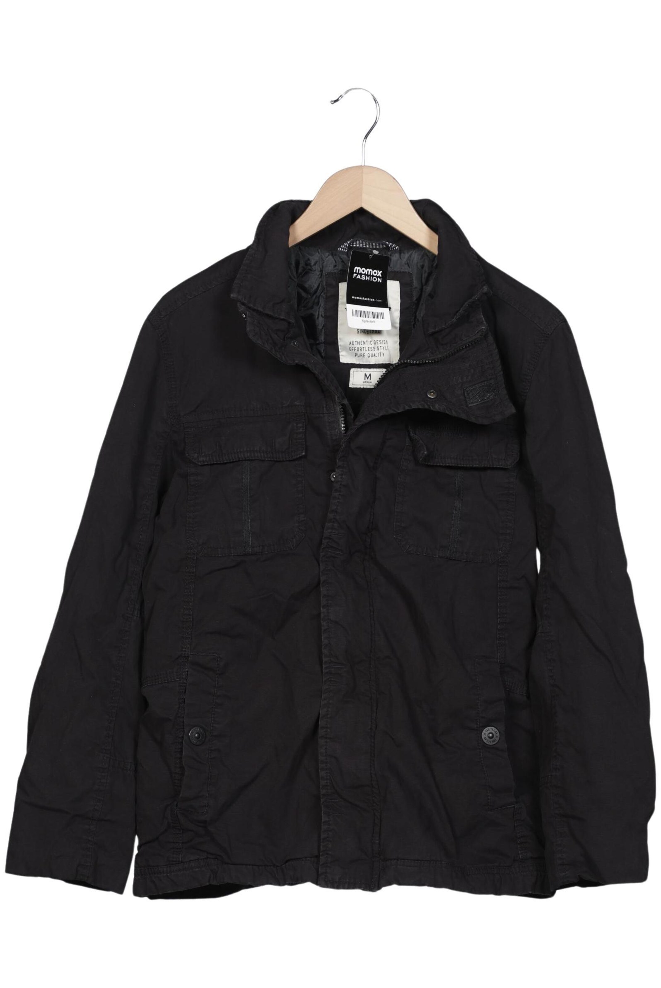 TOM TAILOR Jacke M in Schwarz: Vorderseite