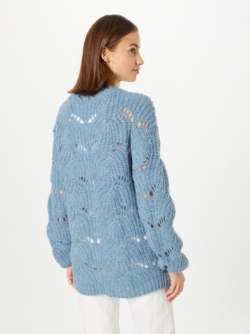 ABOUT YOU Knit Cardigan 'Fiona' in Blue