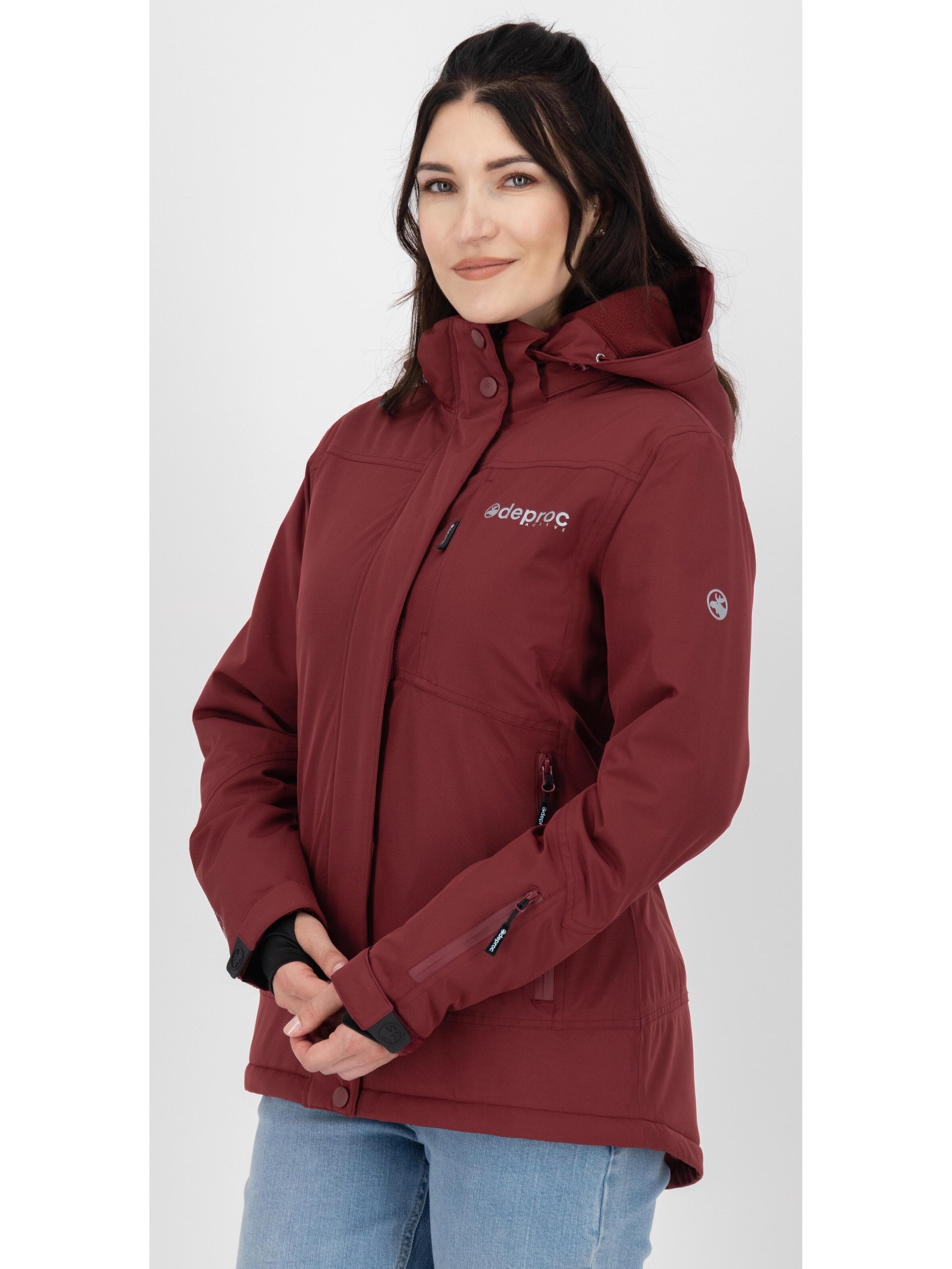 deproc Winterjacke 'MONTREAL WMN'‌‌‌‌‌‌ in Rot