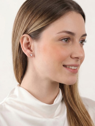 Sofia Milani Schmuckset 'Heart'‌‌‌‌‌‌‌‌ in Silber: Vorderseite