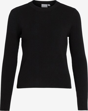 VILA Sweater 'Comfy' in Black: front