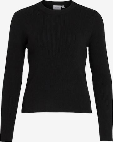 VILA Sweater 'Comfy' in Black: front