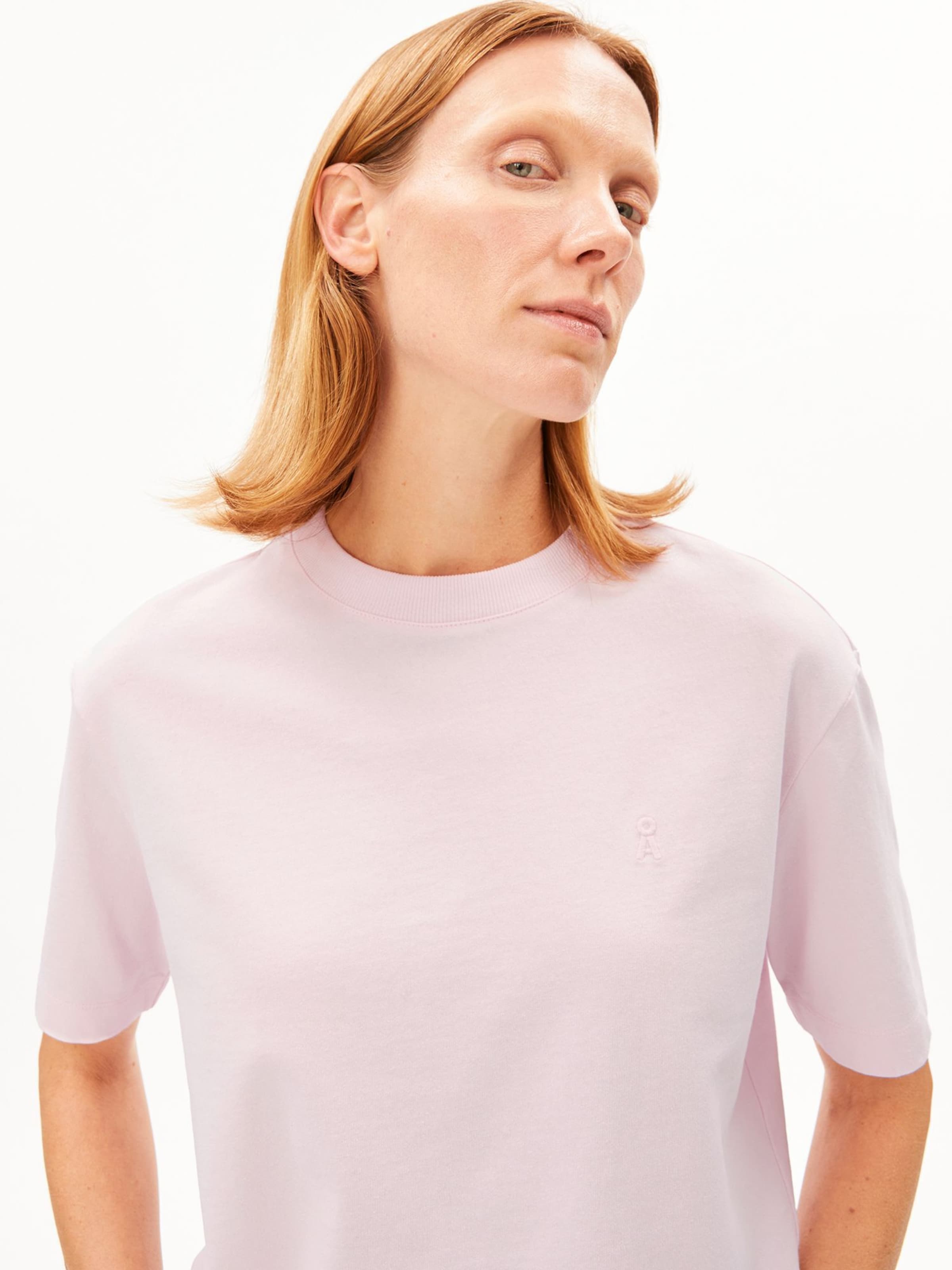 ARMEDANGELS Shirt in Roze: voorkant