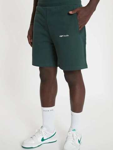 YSPT Studio Regular Workout Pants 'Verdant' in Green: front