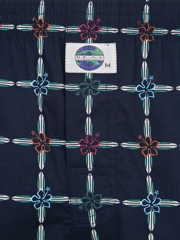 D.E.A.L International Boxershorts 'Hawaii Board' in Blau