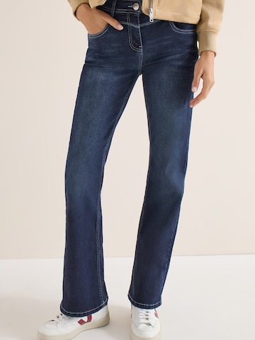 CECIL Boot cut Jeans 'Toronto' in Blue: front