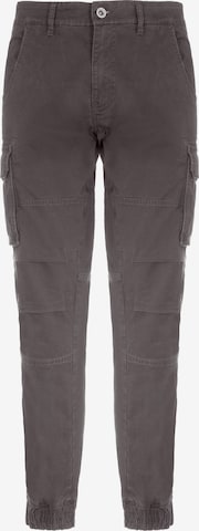 GAS Jeans Cargo Pants 'Bob Gym Up' in Grey: front