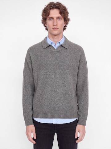 Pull-over 'JREBSONAR' JJ Rebel en gris : devant