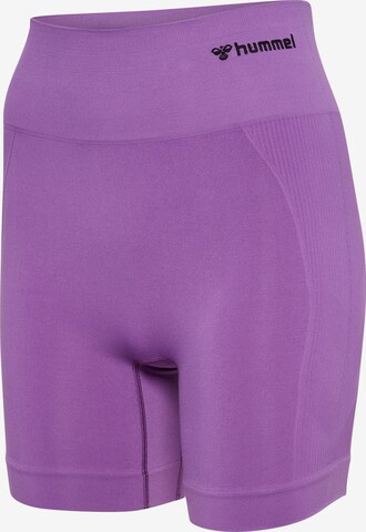 Hummel Skinny Športové nohavice 'TIF' - fialová