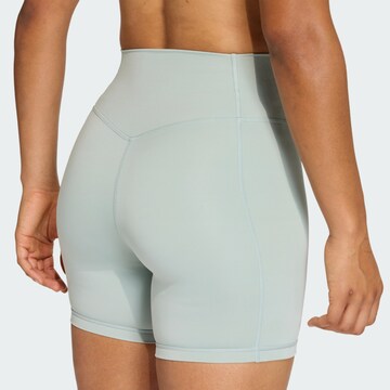 ADIDAS PERFORMANCE Skinny Sports trousers 'Optime Essentials' in Green