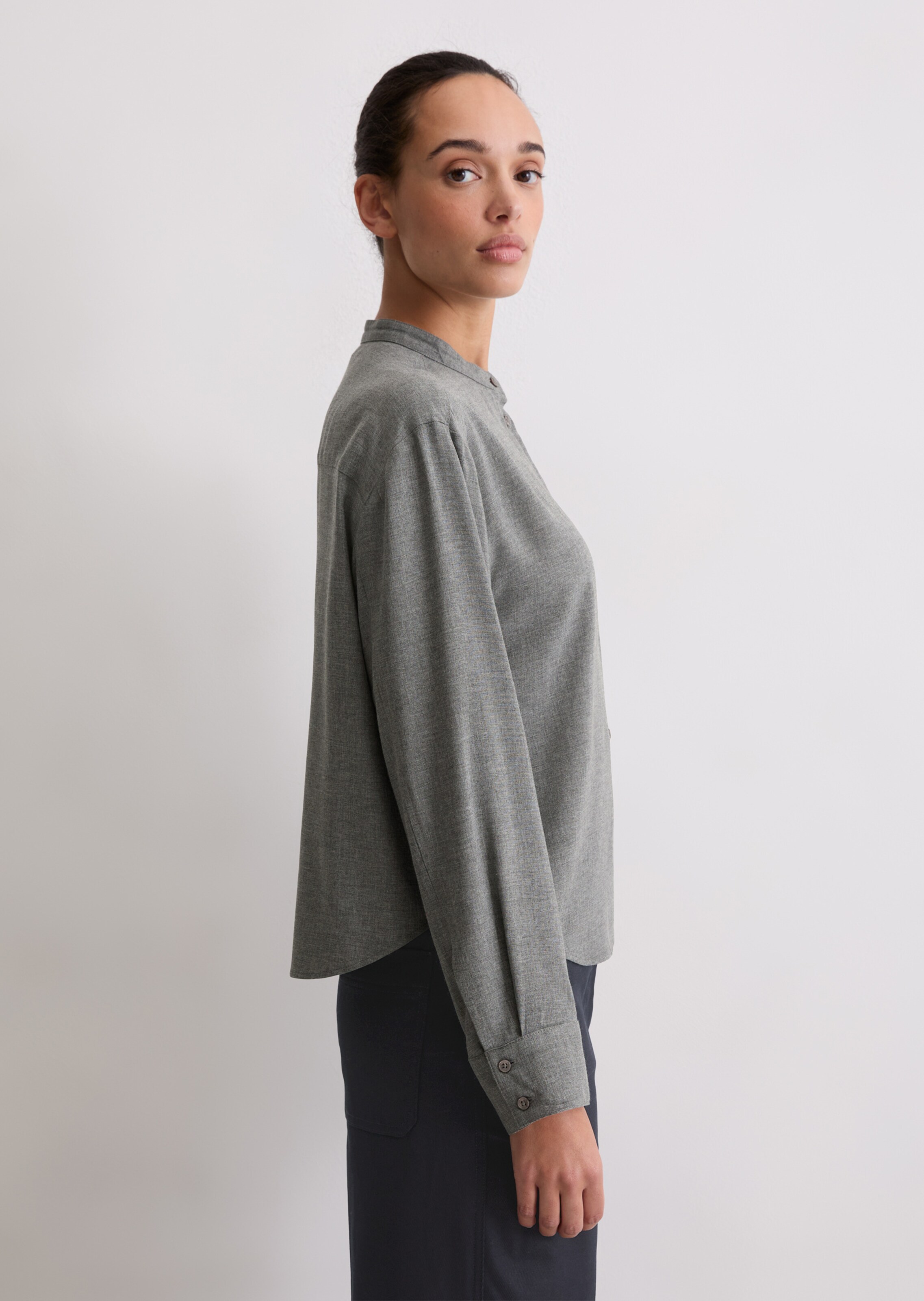 Marc O'Polo Bluse in Grau