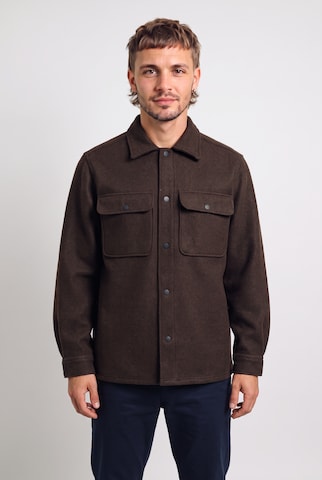 Only & Sons Regular fit Between-Season Jacket 'ONSAsh' in Brown: front