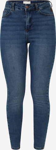 NÜMPH גזרת סלים ג'ינס 'KENYA' בכחול: מלפנים