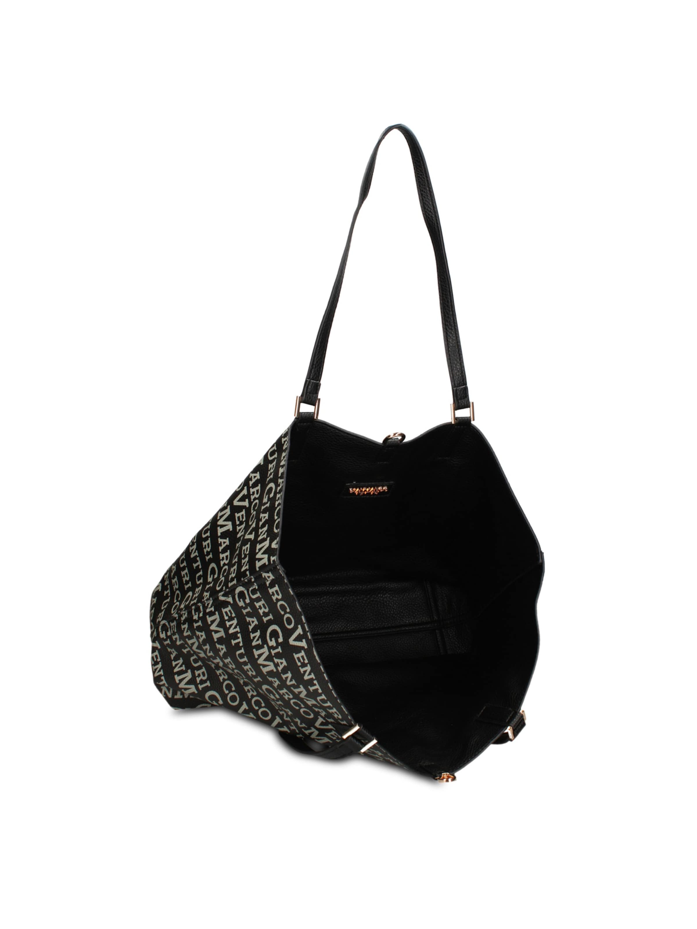 Shopper 'Shopper Elegante Pelle Vegana Gianmarco Venturi - Borsa Donna Versatile' di GianMarco Venturi in nero