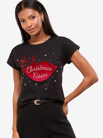 Lipsy Tričko - Čierna: predná strana