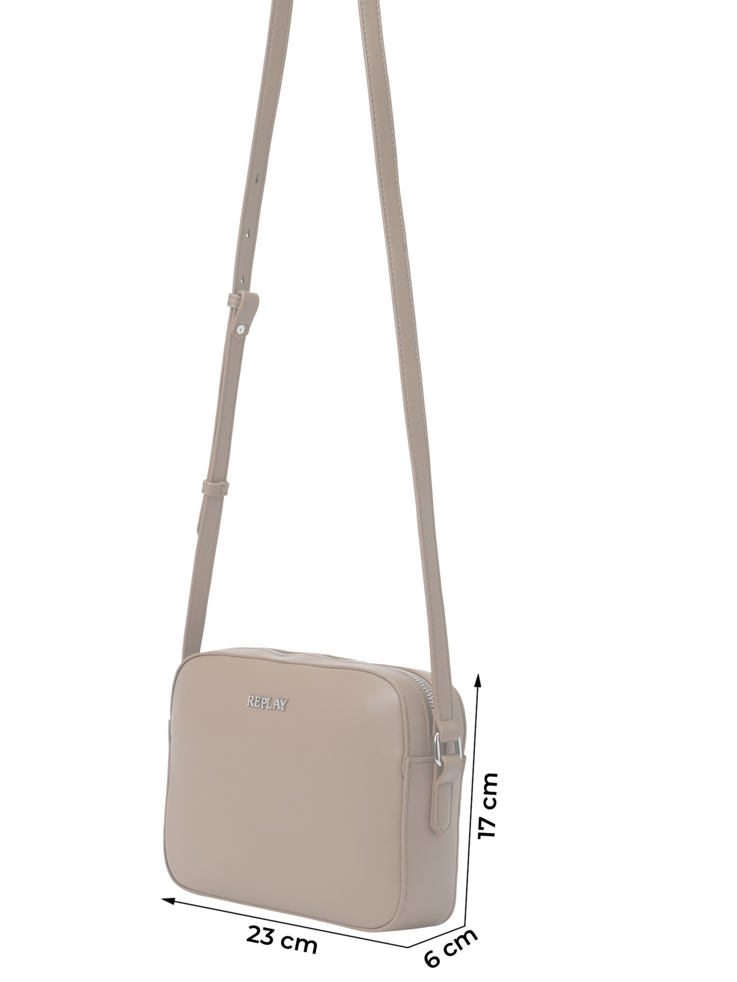 REPLAY Axelremsväska i beige