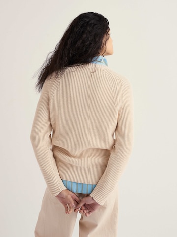 Seasalt Cornwall Cardigan 'Potters Meadow' i beige