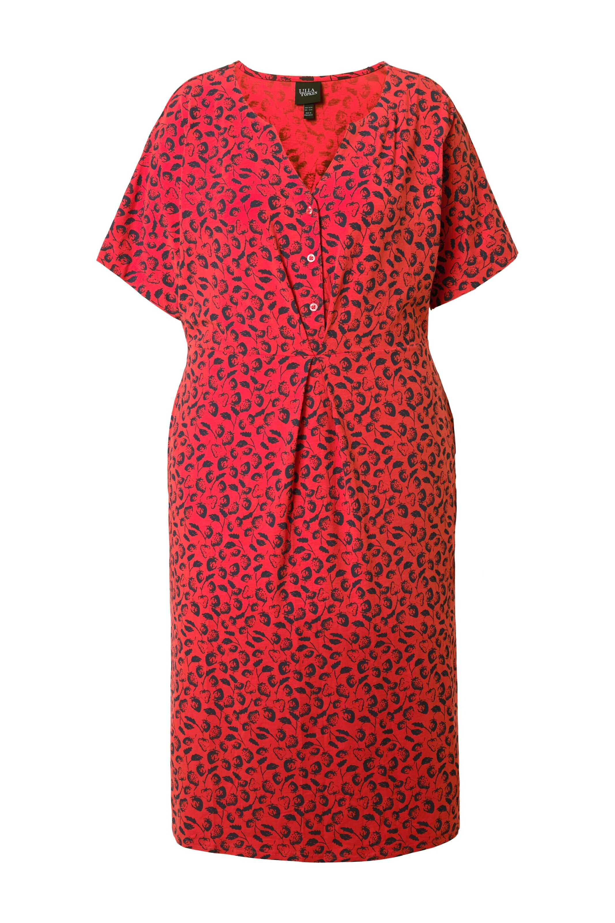 Ulla Popken Kleid in Rot: Vorderseite