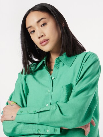 Gina Tricot Bluse 'Manuella' in Grün