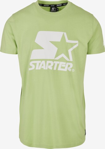 Starter Black Label Shirt in Groen: voorkant