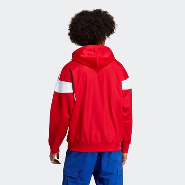 ADIDAS ORIGINALS Sweatshirt 'Adicolor Classics Cut Line' in Rot