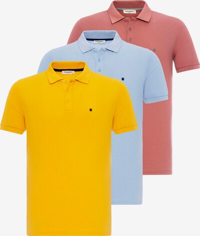 Maglietta Anou Anou di colore blu / giallo / rosa, Visualizzazione prodotti