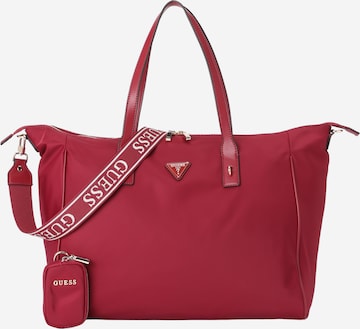 GUESS Ostoskassi 'FOLLIE CHIT CHAT' värissä punainen: etupuoli