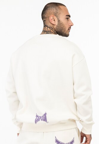 Sweat-shirt ' CF CREW ' Tapout en blanc