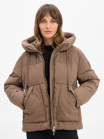 MOS MOSH Between-season jacket ' MMOllie Terma ' in Brown: front