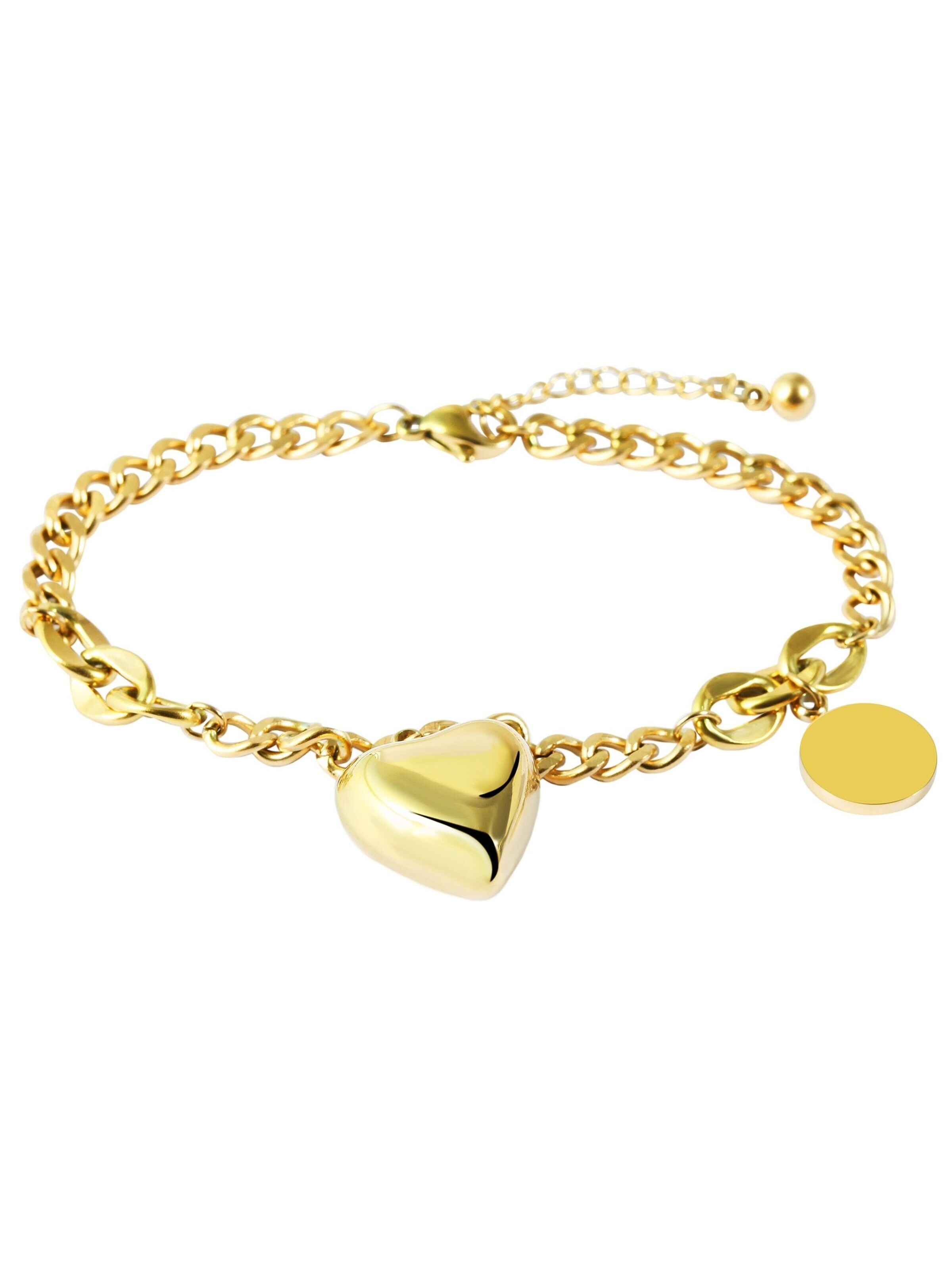 Akzent Armband 'Mady'‌‌‌‌‌‌‌‌‌ in Gold: Vorderseite