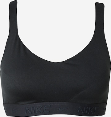 Bustier Soutien-gorge de sport 'INDY' NIKE en noir : devant