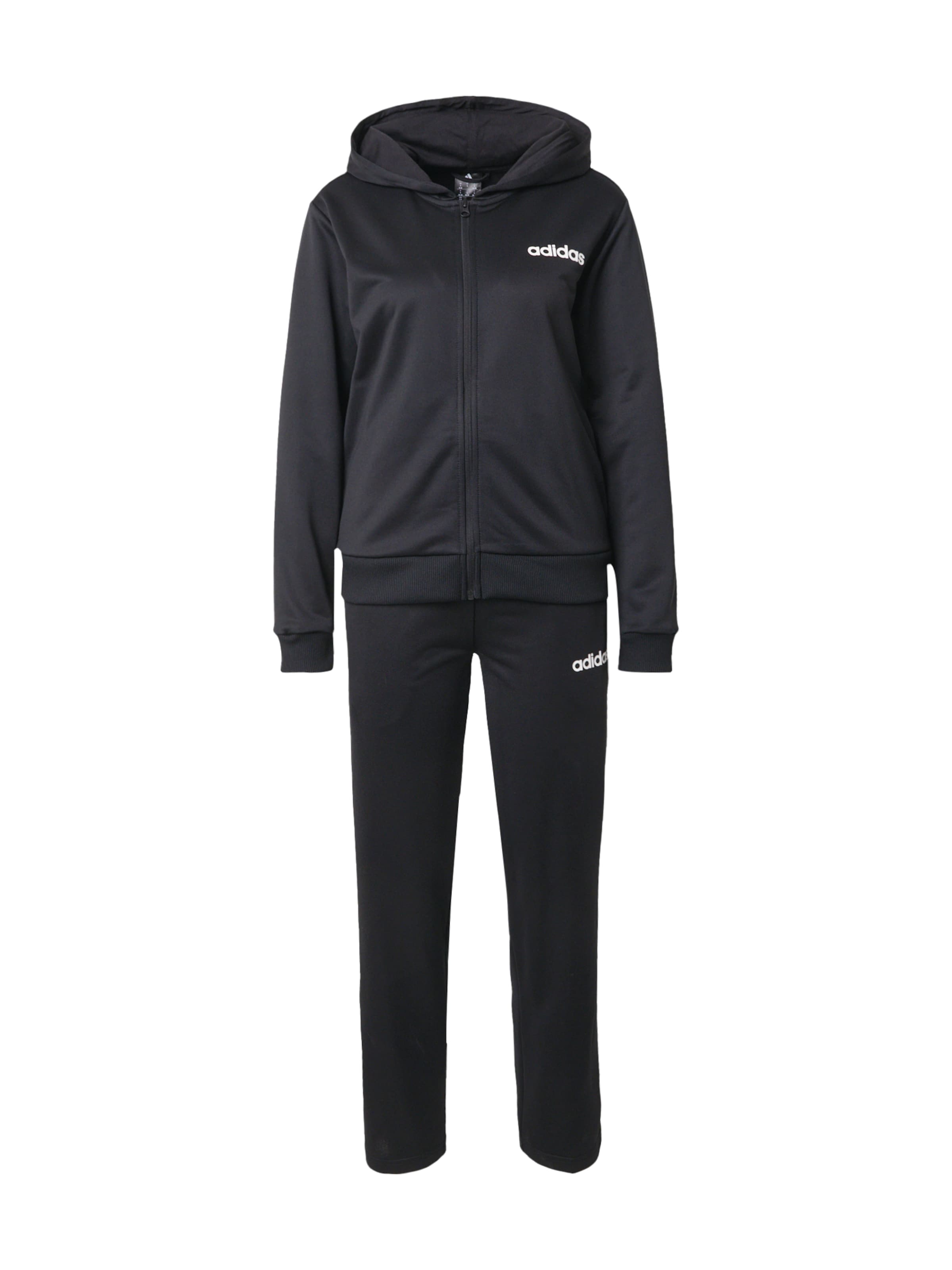 melns ADIDAS SPORTSWEAR Treniņtērps 'Essentials': no priekšpuses