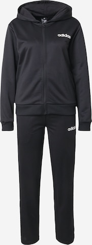 ADIDAS SPORTSWEAROdjeća za vježbanje 'Essentials' - crna boja: prednji dio