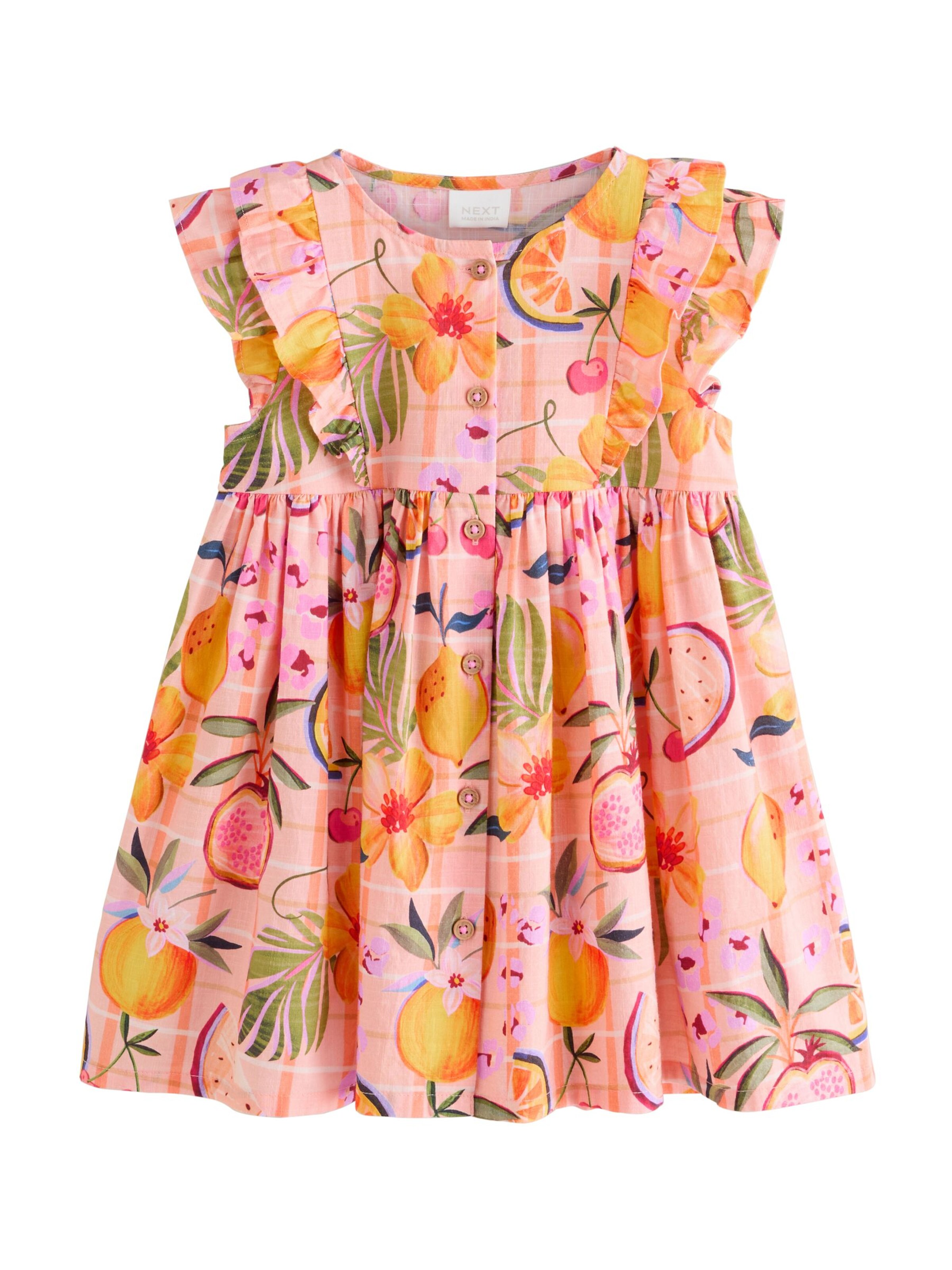 Next Платье в Ярко-розовый: спереди