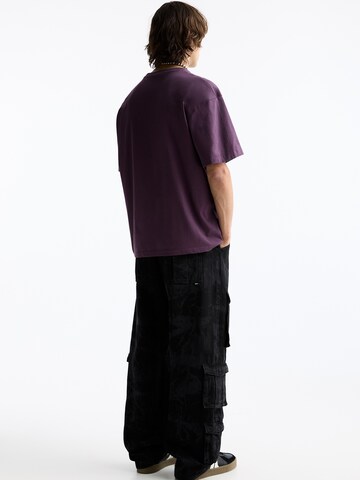 Pull&Bear T-Shirt in Lila
