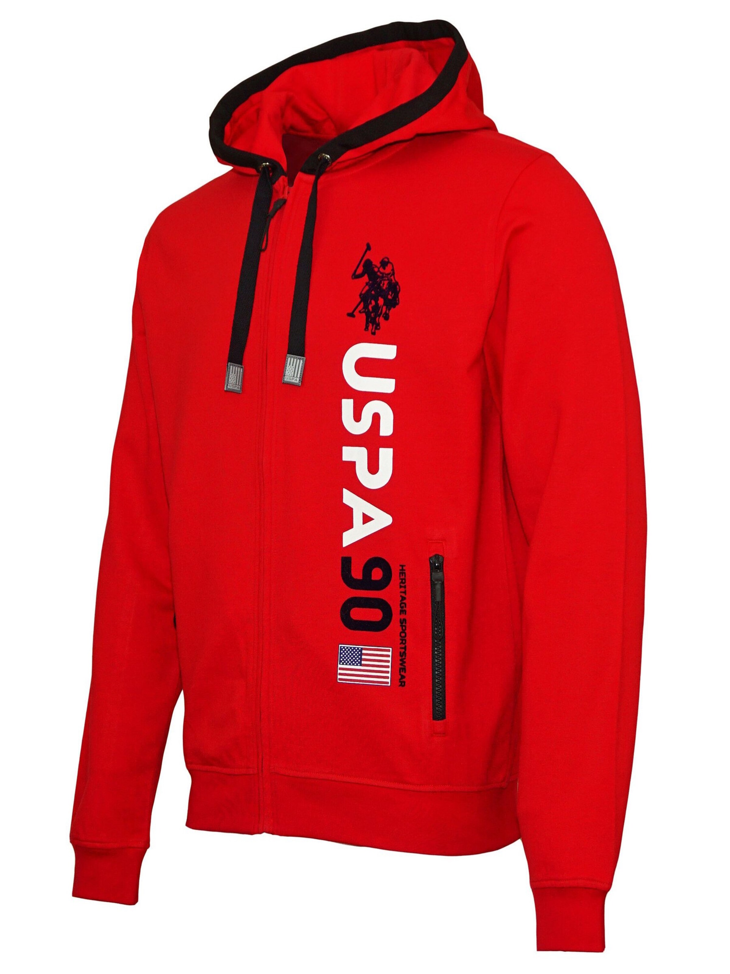 U.S. POLO ASSN. Sweatvest in Rood