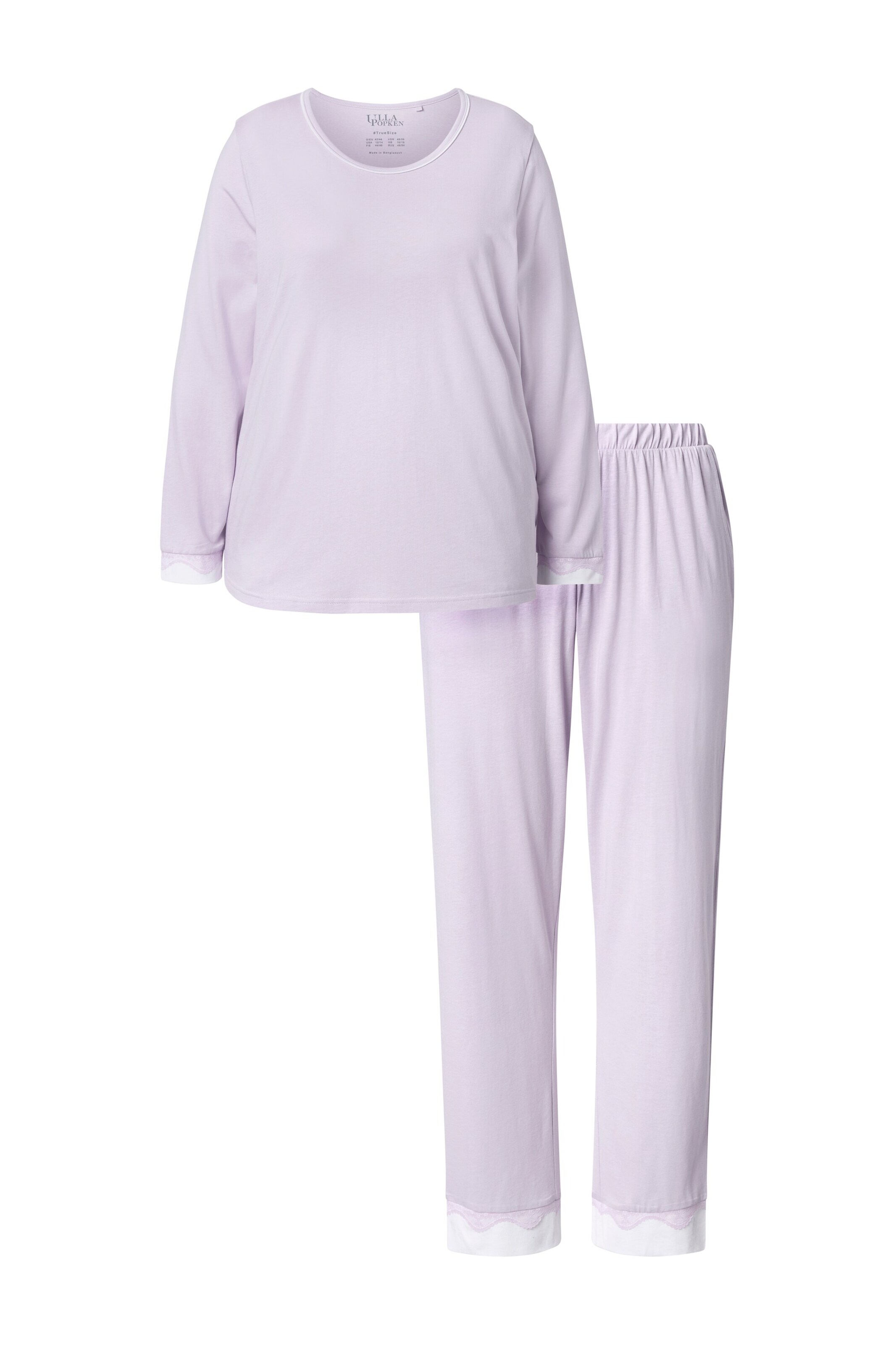 Ulla Popken Pyjama in Lila: voorkant