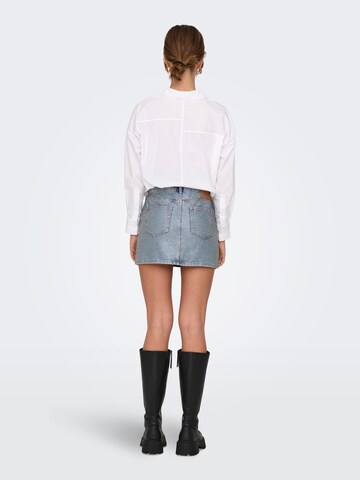 ONLY - Falda en azul