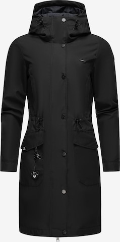 Parka mi-saison Ragwear en noir