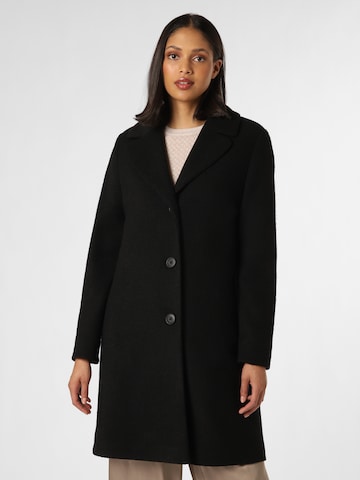 Franco Callegari Between-Seasons Coat in Black: front