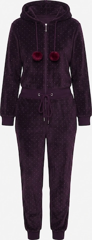 Ulla Popken Jumpsuit in Lila: Vorderseite