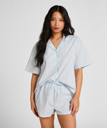 Hunkemöller Schlafshirt in Blau: Vorderseite